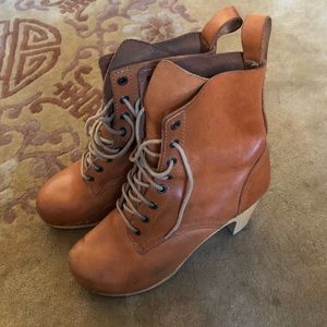 Swedish Hasbeens Lila Lace Up Bootie